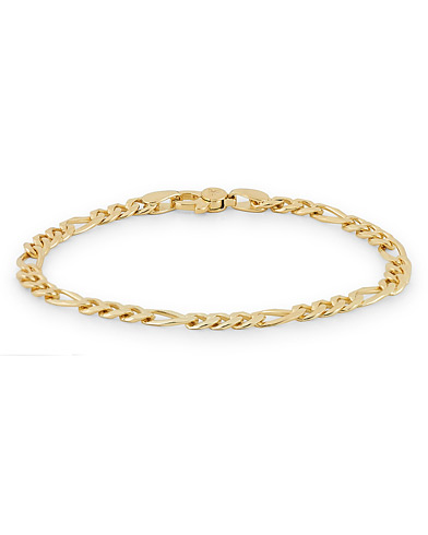  Figaro Thick Bracelet Gold