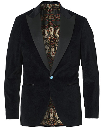  Soft Velvet Dinner Jacket Black