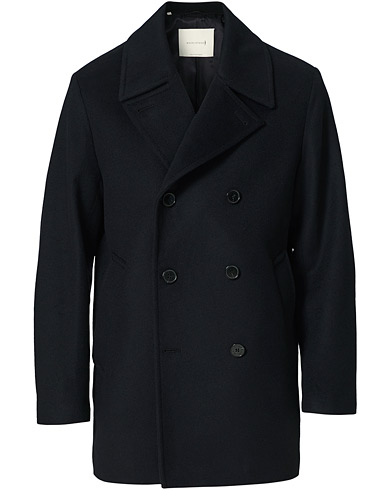 Mackintosh Dalton Wool/Cashmere Peacoat Navy