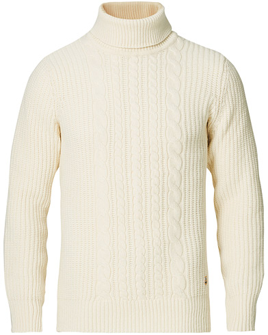  Cable Knit Turtleneck Nature