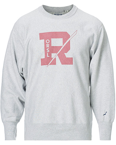  R Reverse Heavy Weight Sweatshirt Heather Grey