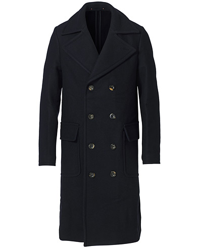  Wool Great Coat Navy