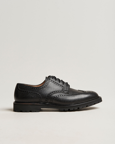  Pembroke Derbys Scotch Grain Vibram Black Calf