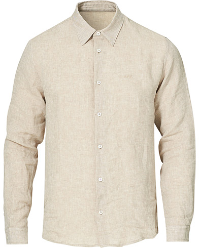  Vincent Linen Shirt Beige