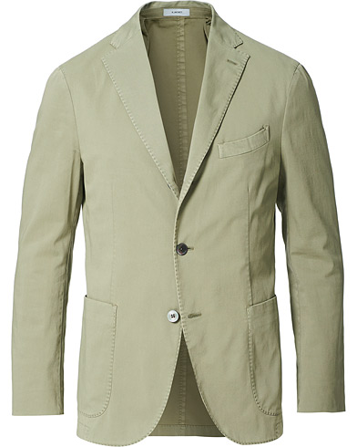 Boglioli K Jacket Cotton Stretch Blazer Olive