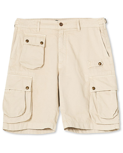 Belstaff Castnaster Cotton Shorts Fawn