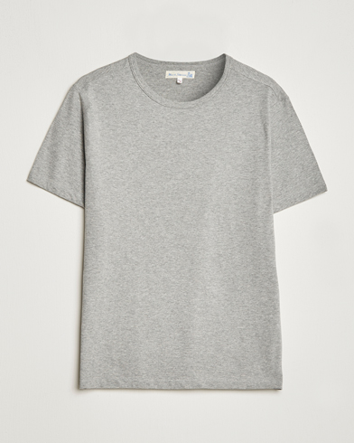  1950s Classic Loopwheeled T-Shirt Grey Melange