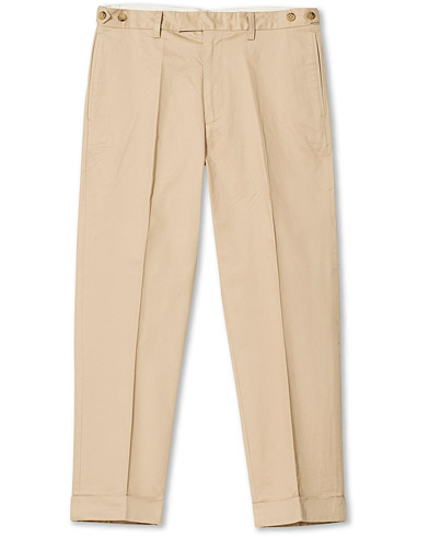 BEAMS PLUS Ivy Cropped Trousers Beige