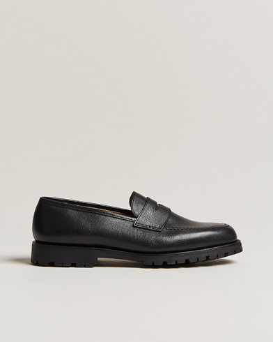  Boston Milled Grain Vibram Cleated Sole Black Calf