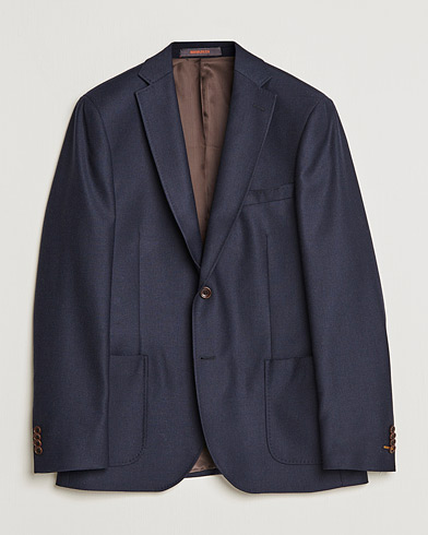 Morris Archie Flannel Blazer Navy