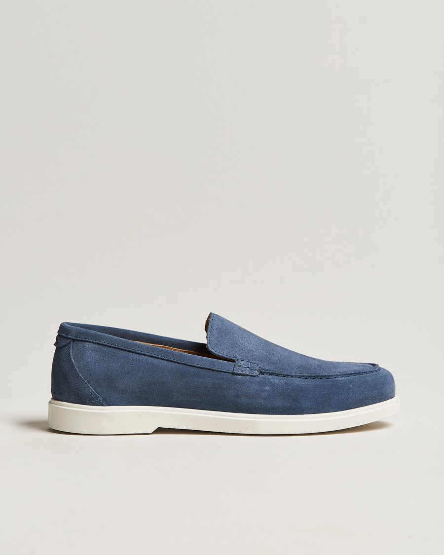 Loake Shoemakers Tuscany Suede Loafer Denim – Blue