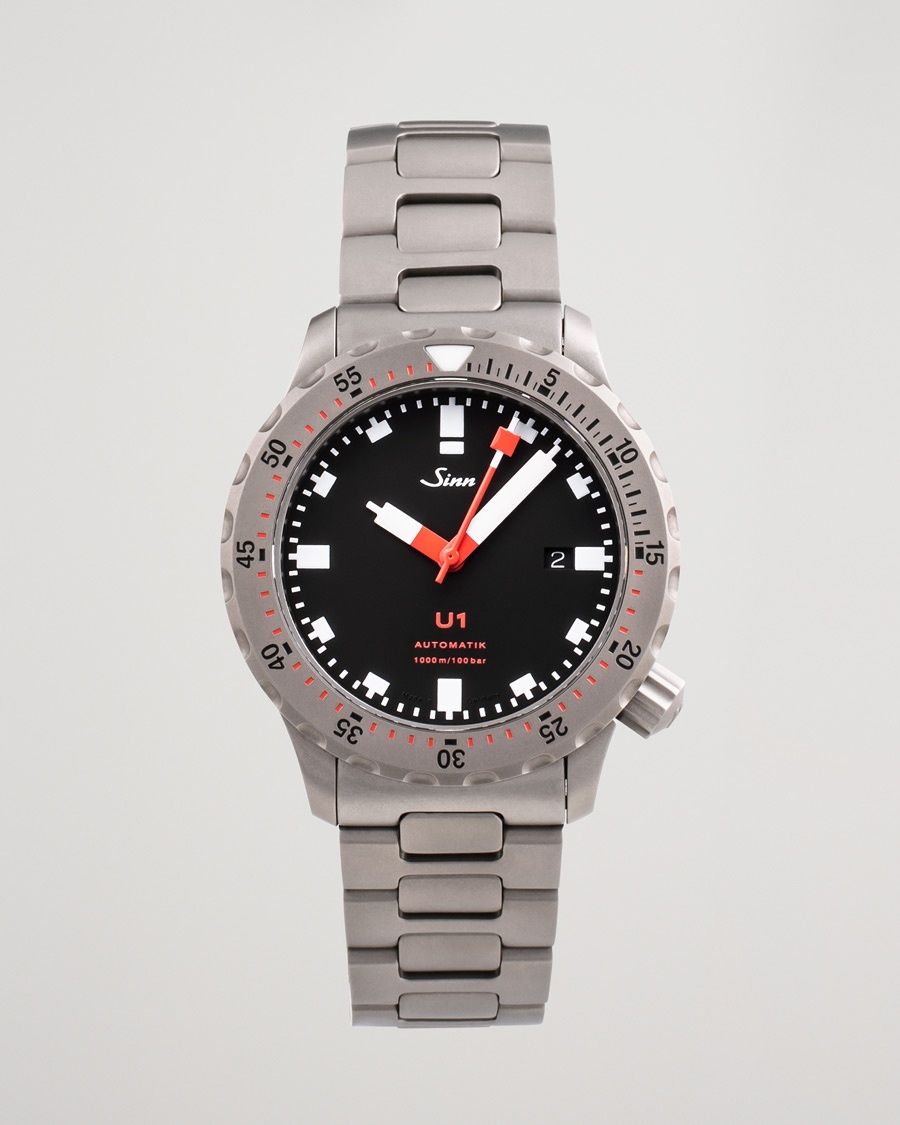 Sinn Pre-Owned Diving U1 1010.010 Steel Black