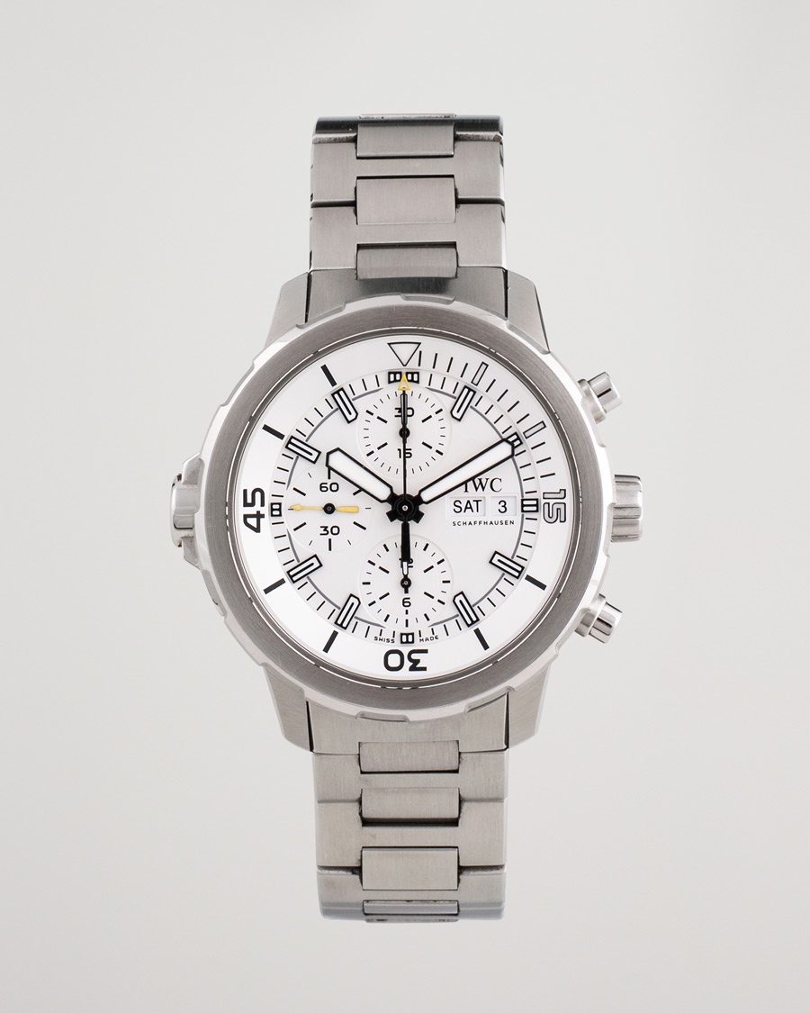 IWC Pre-Owned Aquatimer Chronograph IW376802 Steel White