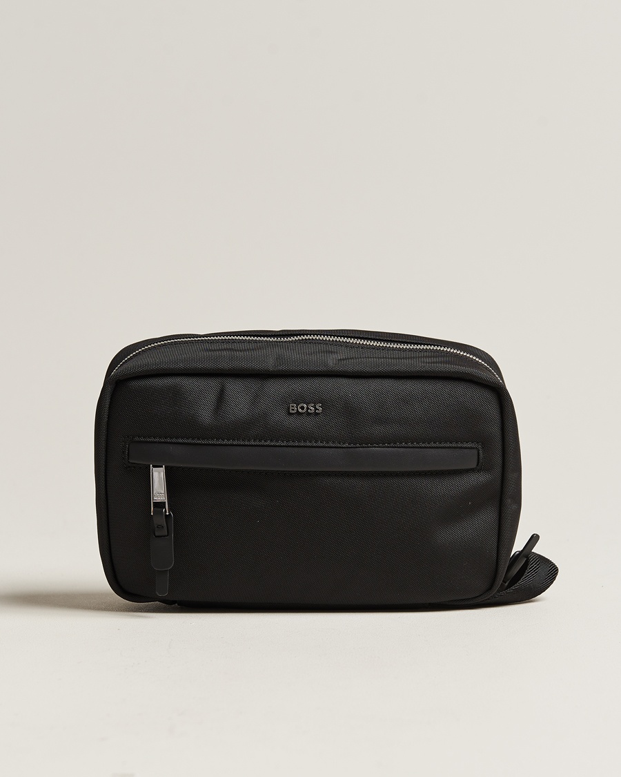 BOSS BLACK Highway Washbag Black – Black