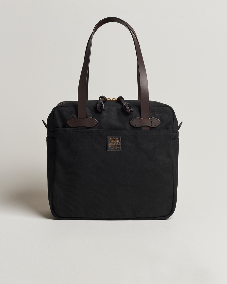 Filson Tote Bag With Zipper Black – Black