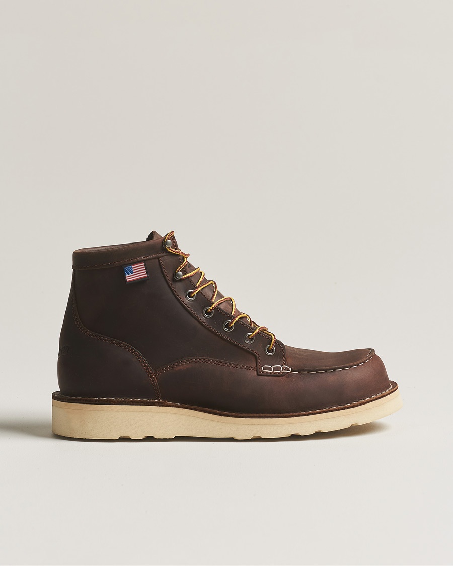 Men | Hiking boots | Danner | Bull Run Leather Moc Toe Boot Brown