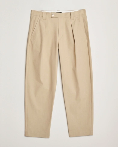  Renato Pleated Chinos Beige