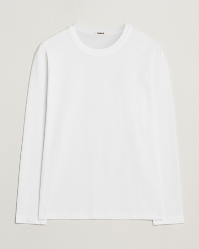 Tekla Organic Cotton Long Sleeve T-Shirt White – White