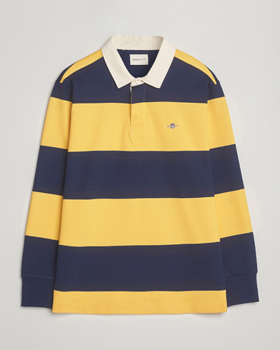 GANT Striped Heavy Rugger Persian Blue – Blue
