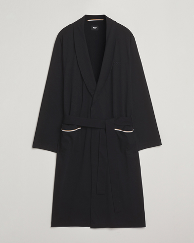 BOSS BLACK Logo Robe Black – Black