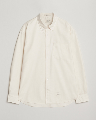 GANT 240 Mulberry Street Relaxed Fit US Oxford Shirt Cream – White