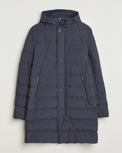 Herno Waterproof Down Coat Navy – Blue