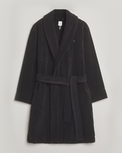 Calvin Klein French Terry Robe Black – Black