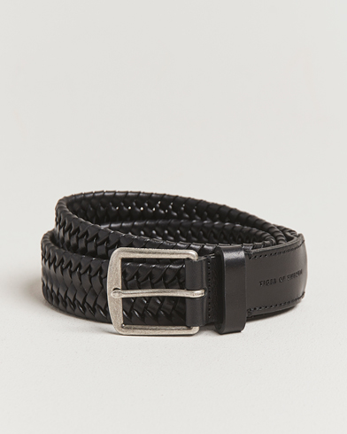 Tiger of Sweden Braidant Braided Belt Black – Black