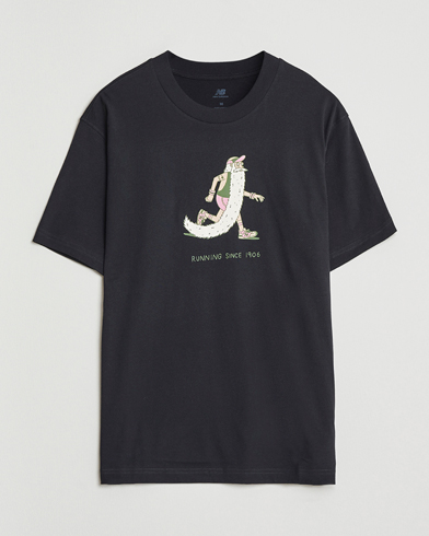 New Balance Bearded Runner T-Shirt Black – Black