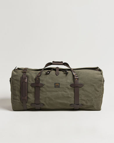 Filson Rugged Twill Duffle Large Otter Green – Green