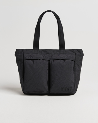 BOSS BLACK Catch Nylon Tote Bag Black – Black