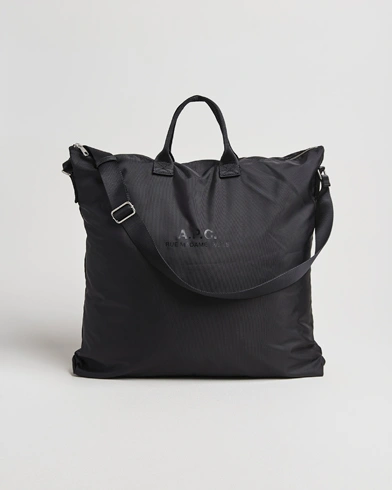 A.P.C. Backstage Nylon Cordura Tote Bag Black – Black