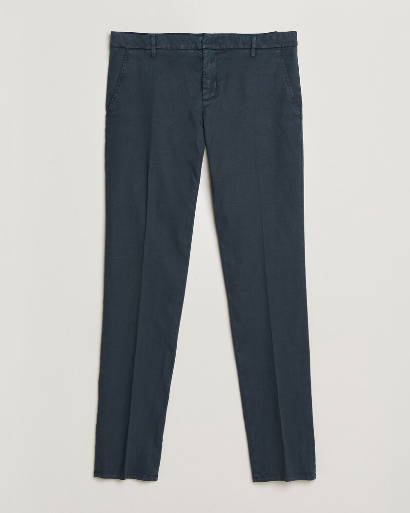Dondup Spiritisimo Linen Stretch Chinos Navy – Blue