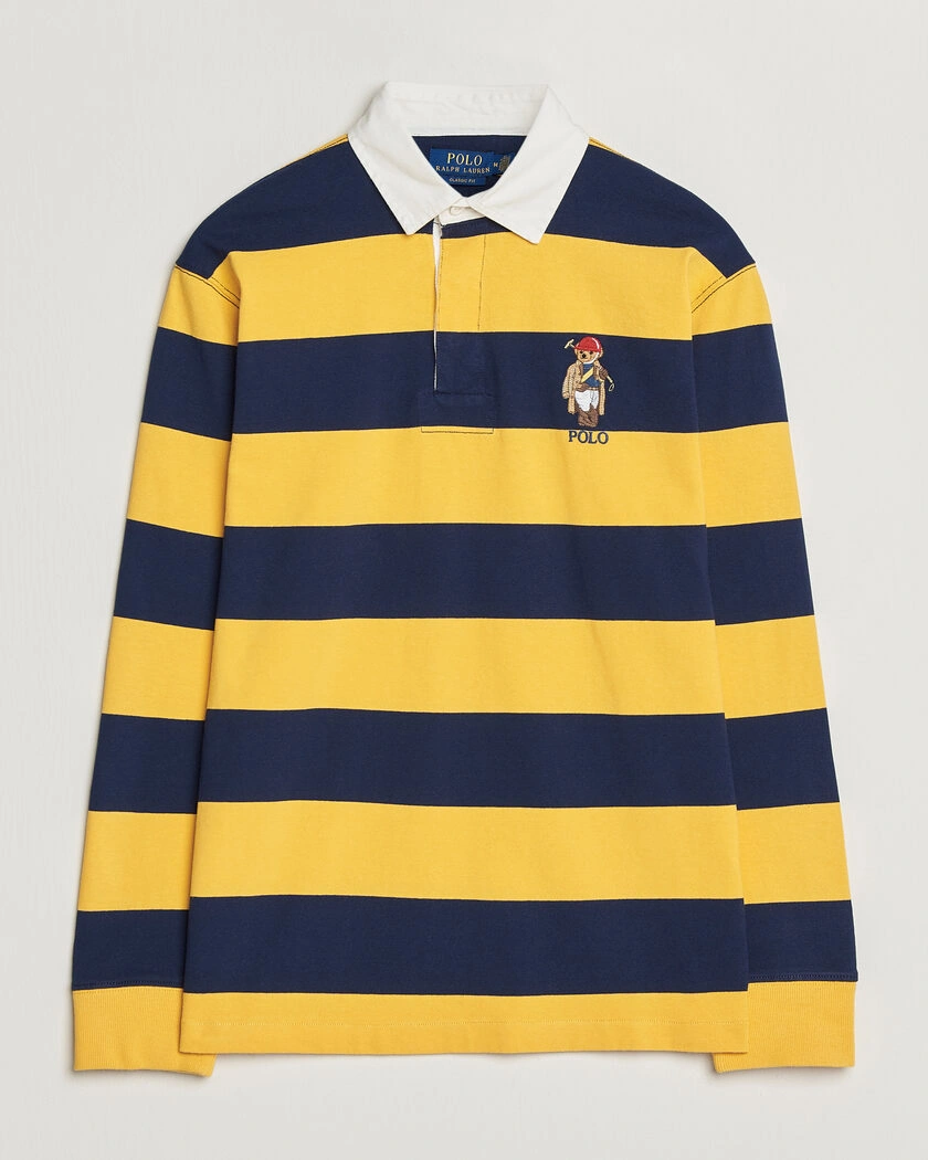 Polo Ralph Lauren Jersey Striped Rugger Newport Navy/Gold – Multi-colour