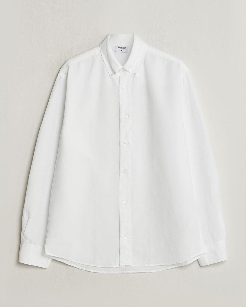 Filippa K Relaxed Cotton/Linen Shirt White – White