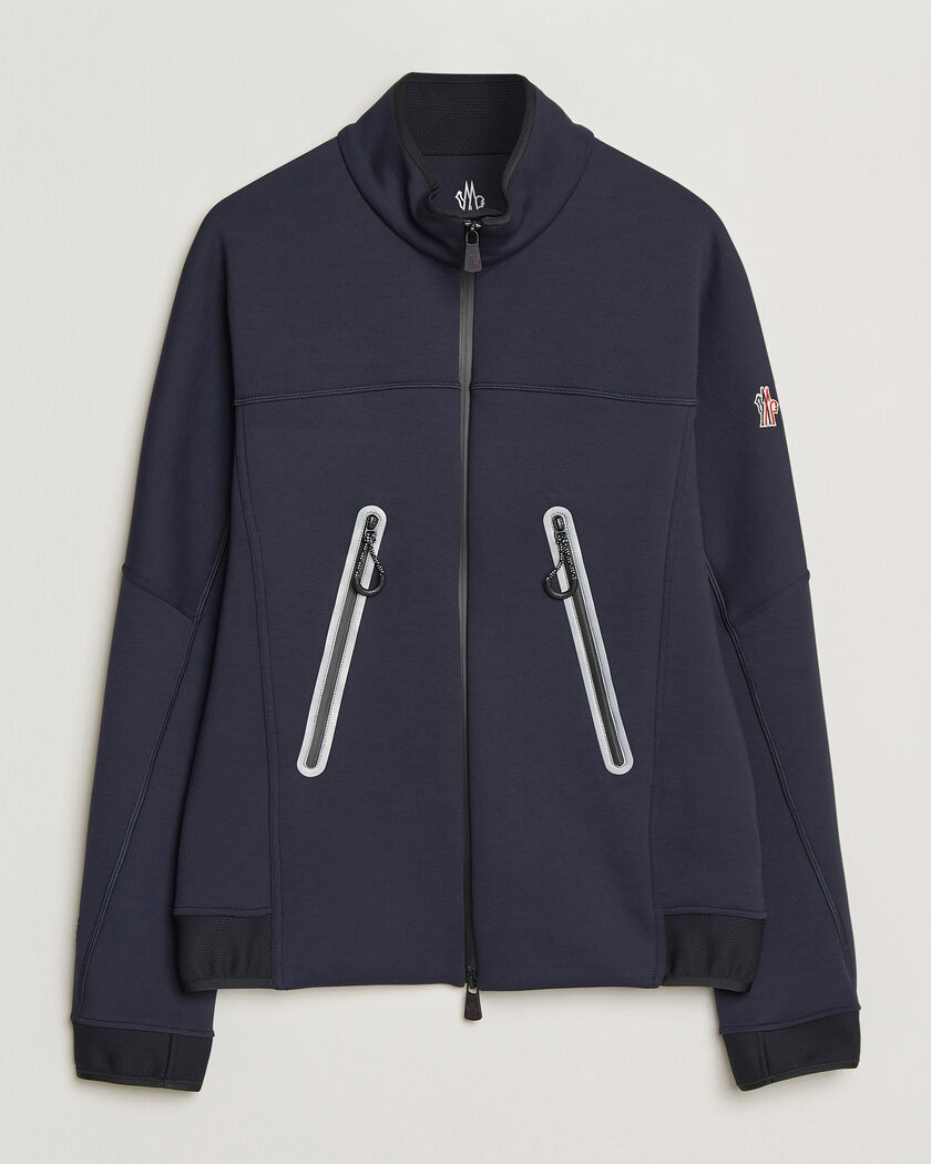 Moncler Grenoble Zip Up Cardigan Navy – Blue