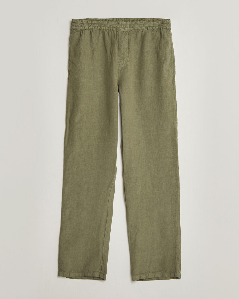 Aspesi Ventura Linen Pants Military – Green