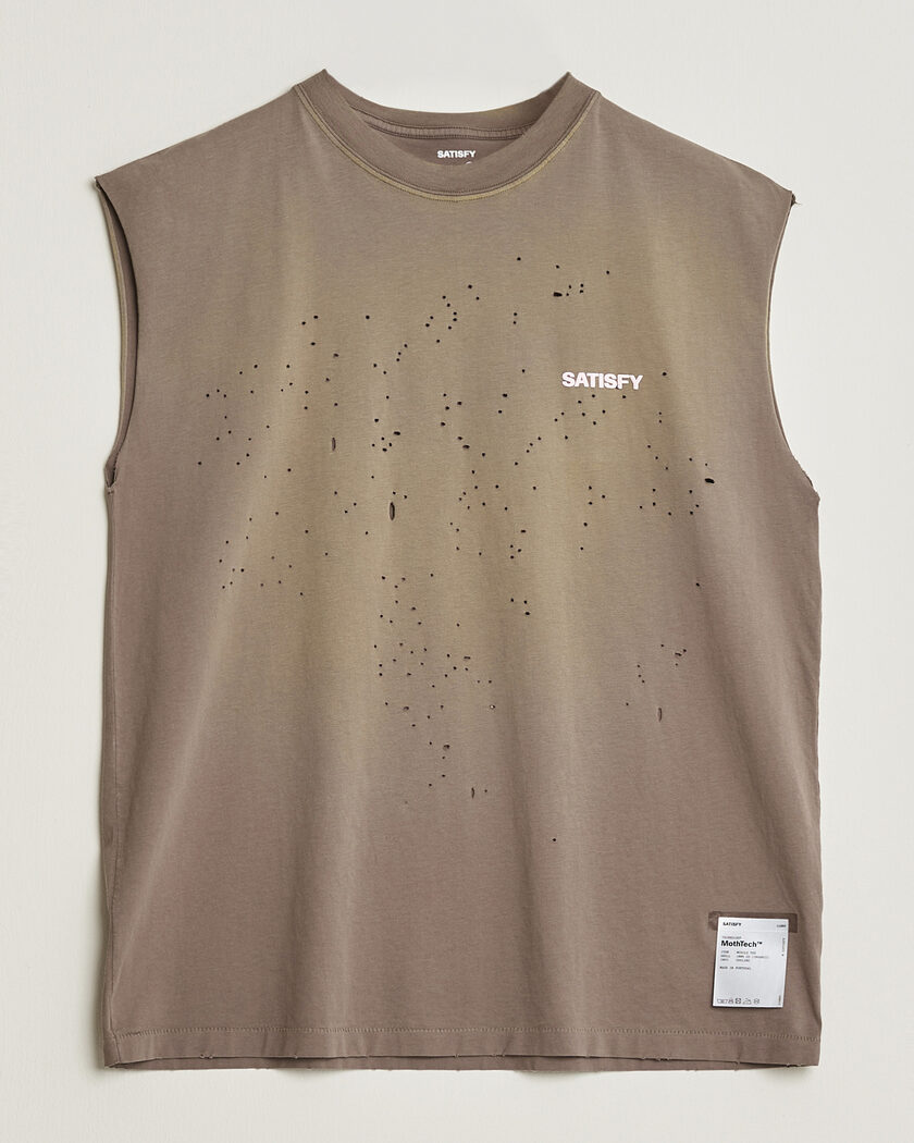 Satisfy MothTech Muscle Tee Sun Bleached Falcon – Brown