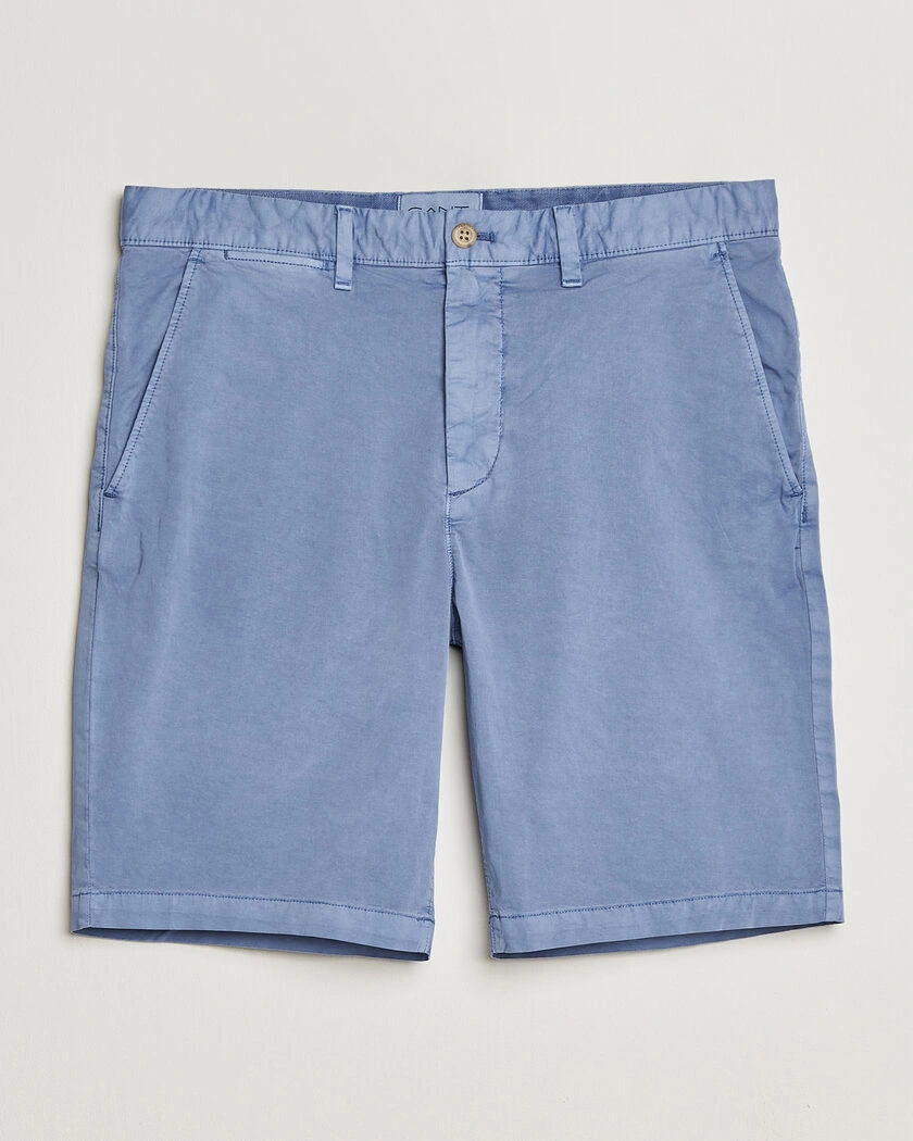 Gant Regular Sunfaded Shorts Faded Denim – Blue