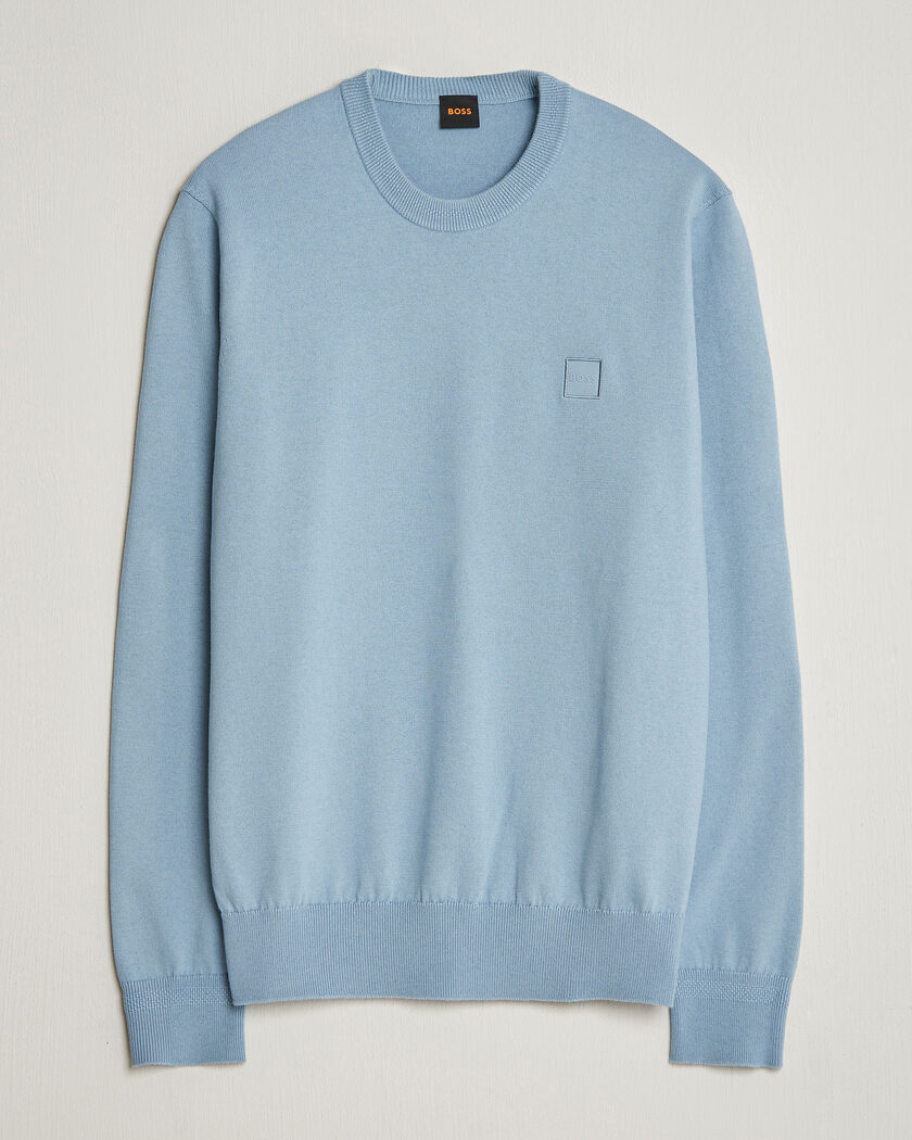 BOSS ORANGE Kanovano Knitted Sweater Light Blue – Blue
