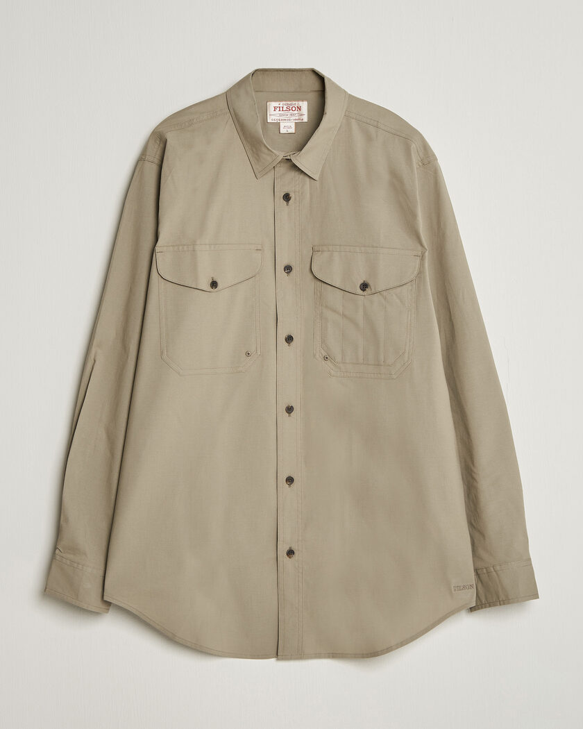 Filson Twin Lakes Sport Shirt Dark Clay – Green