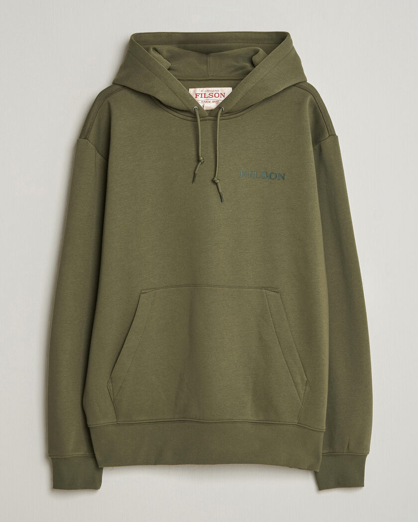 Filson Scenic Graphic Hoodie Surplus Green – Green