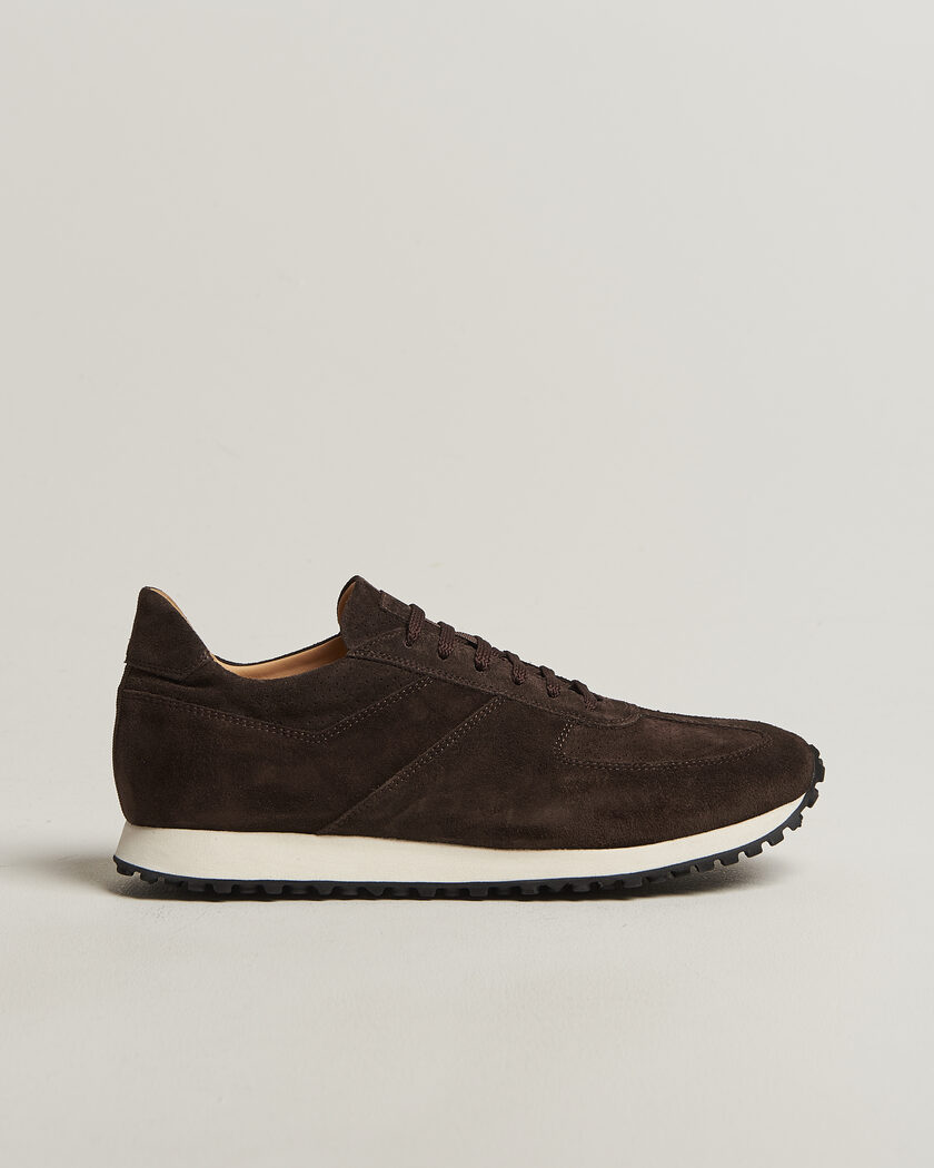 CQP Stride Suede Runner Dark Brown – Brown