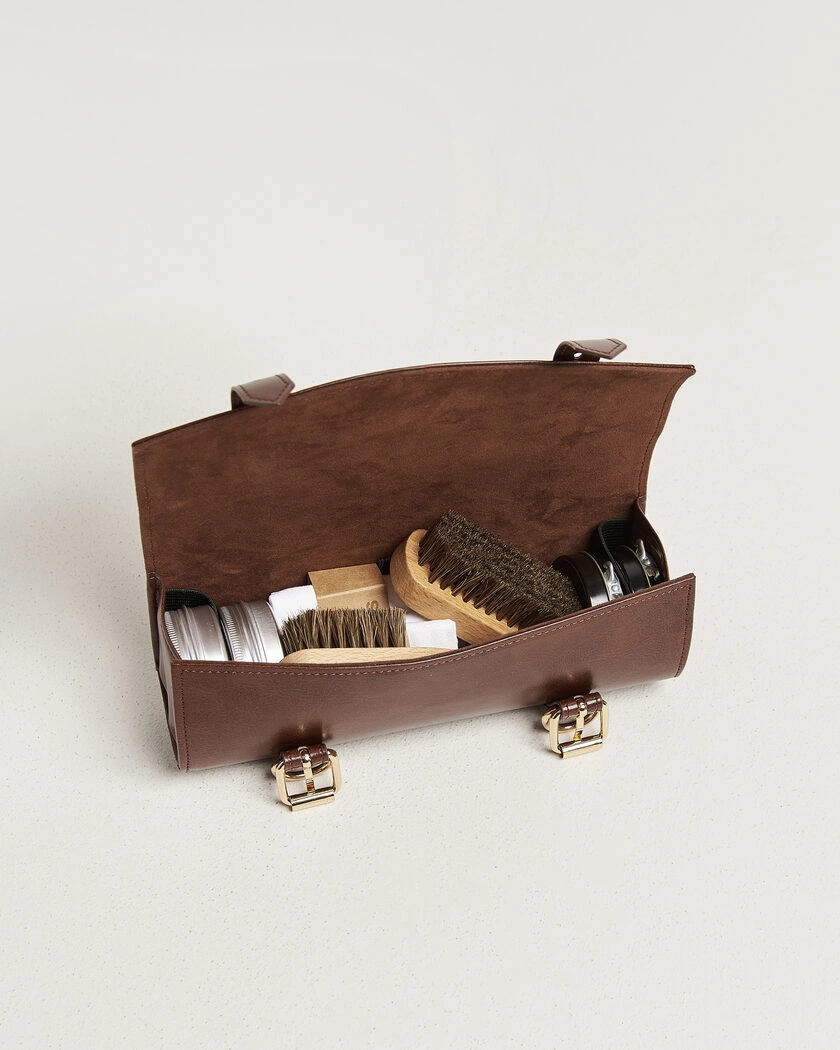 Authentic Models Shoe Polishing Kit – Brown