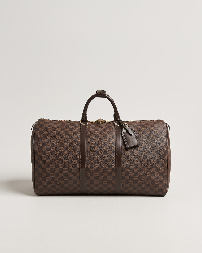 Louis Vuitton Pre-Owned Keepall 50 Damier Ebene – Brown