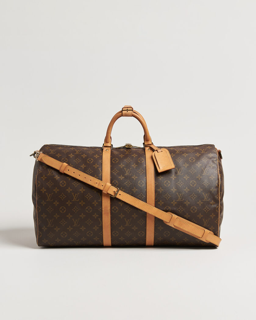 Louis Vuitton Pre-Owned Keepall Bandouliére 55 Monogram – Brown