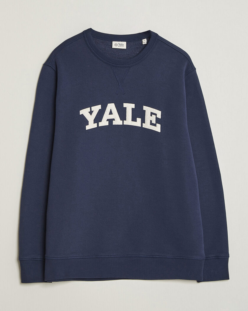Gant YALE Crew Neck Sweatshirt Marine – Blue