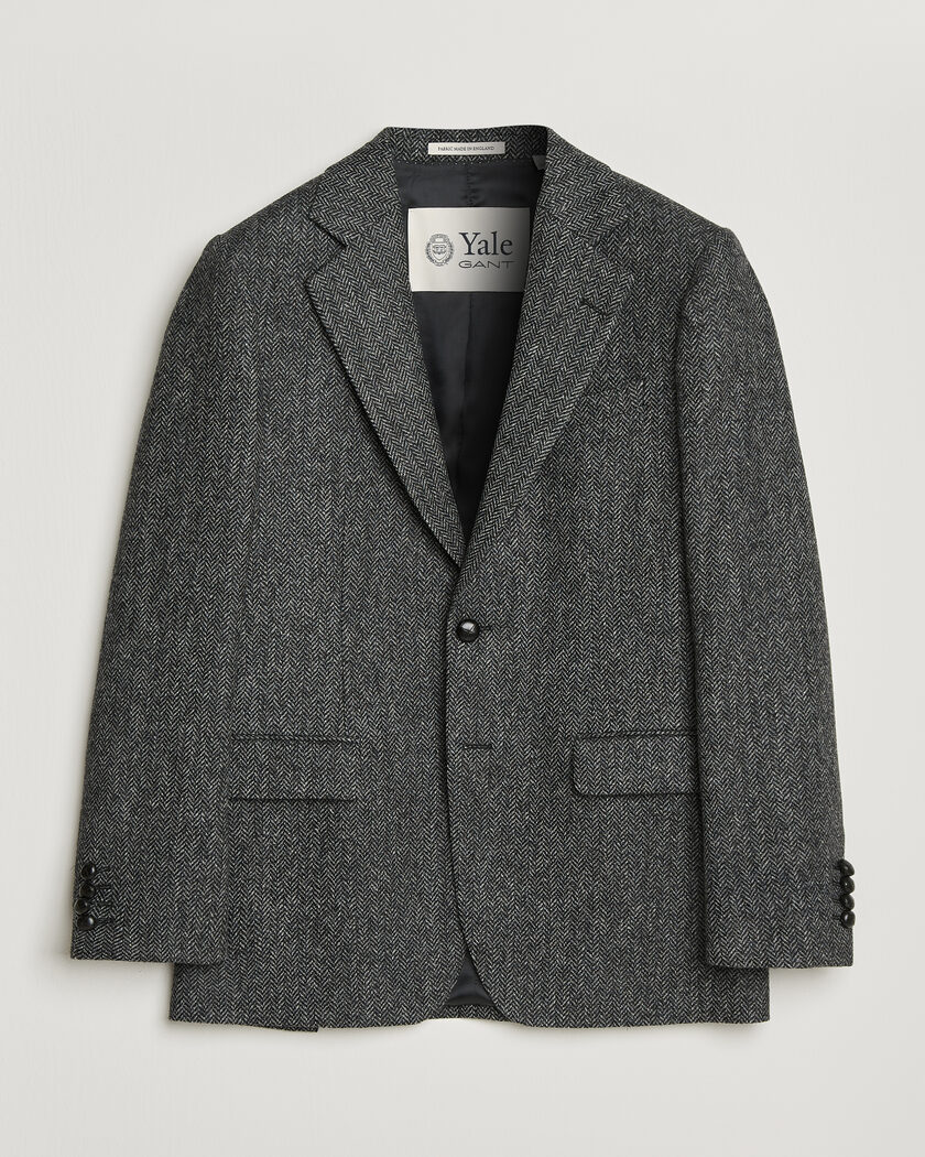 Gant YALE Tweed Blazer Black Grey – Grey