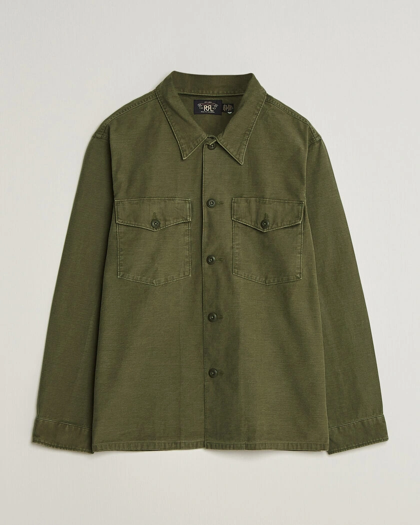 RRL Regiment Overshirt Olive – Green