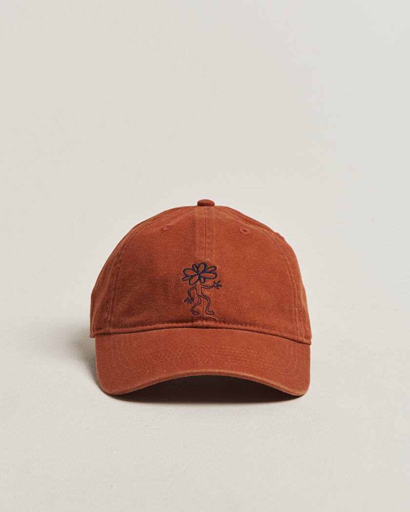 Forét Tree Washed Herringbone Cap Brown – Brown